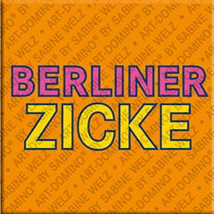 Kühlschrankmagnet mit Schriftzug Berliner Zicke