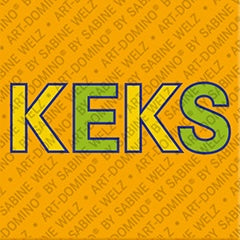 Kühlschrankmagnet mit Schriftzug Keks