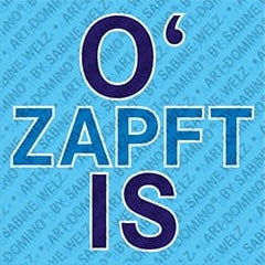 Kühlschrankmagnet mit Schriftzug O zapft is