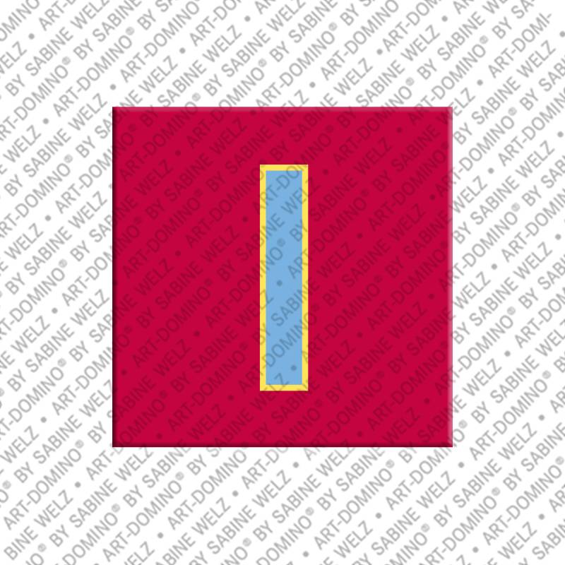 Magnet - Buchstabe I - Rot/Blau