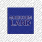 Pop Art Magnet mit Schriftzug Griechenland
