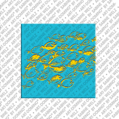 Pop Art Magnet mit Bahamas Motiv