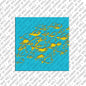 Pop Art Magnet mit Bahamas Motiv
