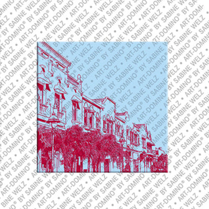 Pop Art Magnet mit Bahamas Motiv