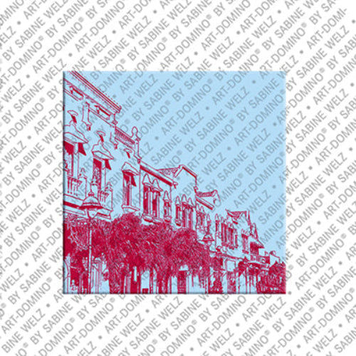 Pop Art Magnet mit Bahamas Motiv