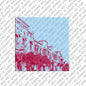 Pop Art Magnet mit Bahamas Motiv
