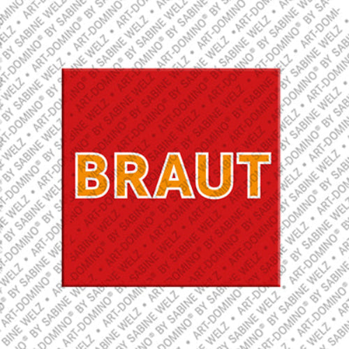 Kühlschrankmagnet Braut