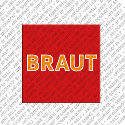 Kühlschrankmagnet Braut