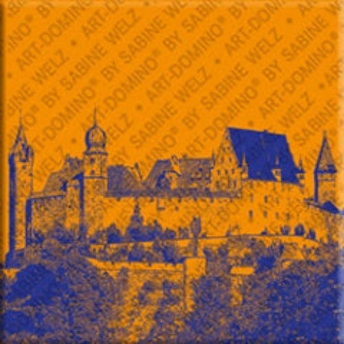 Kühlschrankmagnet mit Coburg Stadtmotiv
