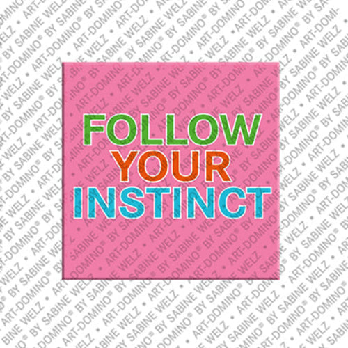 Kühlschrankmagnet Follow Your Instinct
