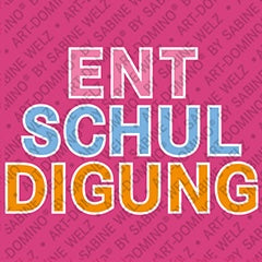 Kühlschrankmagnet Entschuldigung
