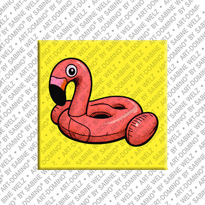 Kühlschrankmagnet mit Flamingo 
