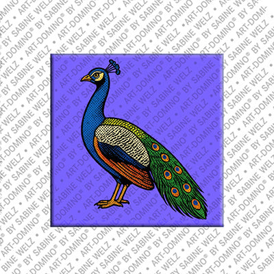 Kühlschrankmagnet mit Pfau 
