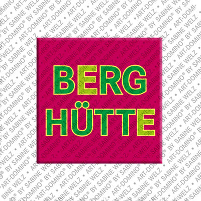 Kühlschrankmagnet Berghütte