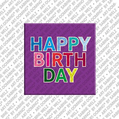 Kühlschrankmagnet Happy Birthday 