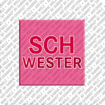 Kühlschrankmagnet Schwester