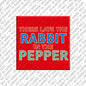 Kühlschrankmagnet Rabbit Pepper