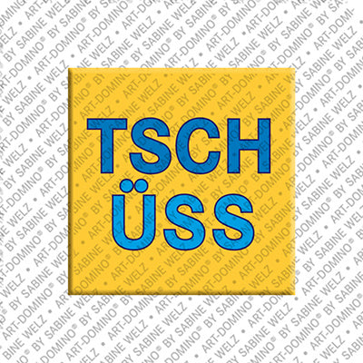 Kühlschrankmagnet Tschüss