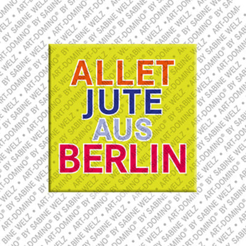 Kühlschrankmagnet Allet Jute Aus Berlin