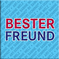 Kühlschrankmagnet mit Schrift Bester Freund