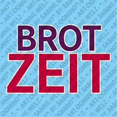 Kühlschrankmagnet mit Schriftzug Brotzeit