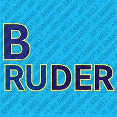 Kühlschrankmagnet mit Schriftzug Bruder