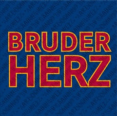 Kühlschrankmagnet mit Schriftzug Bruderherz