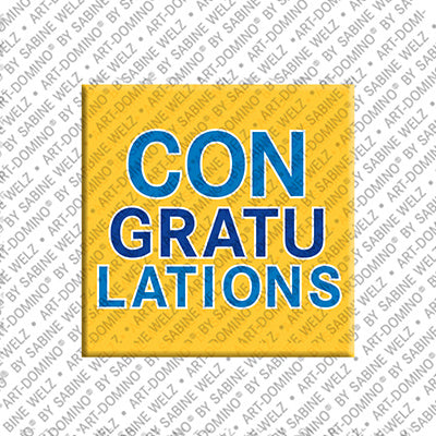 Kühlschrankmagnet Congratulations