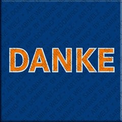 Kühlschrankmagnet Danke