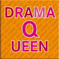 Kühlschrankmagnet mit Schrift Drama Queen