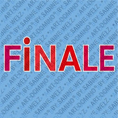 Kühlschrankmagnet mit Schriftzug Finale