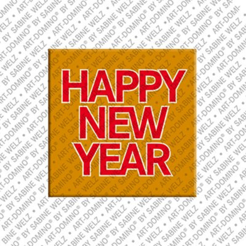 Kühlschrankmagnet Happy New Year