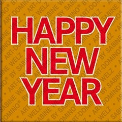 Kühlschrankmagnet Happy New Year