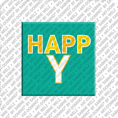 Kühlschrankmagnet HAPPY