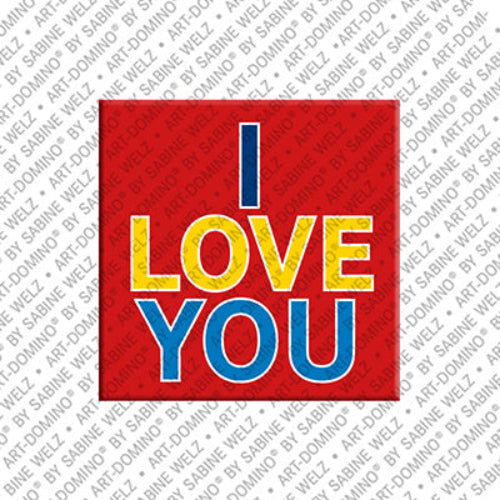 Kühlschrankmagnet I Love You