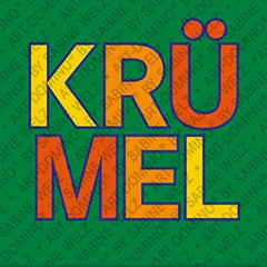 Kühlschrankmagnet mit Schriftzug