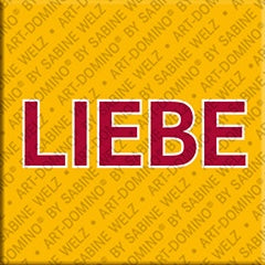 Kühlschrankmagnet mit Schriftzug Liebe