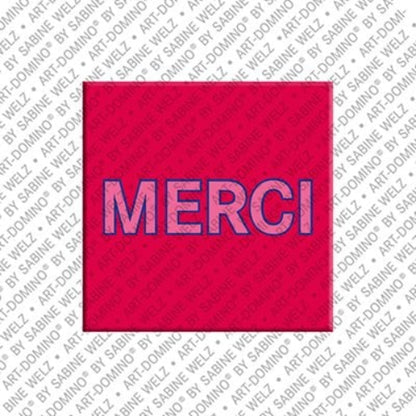 Kühlschrankmagnet Merci