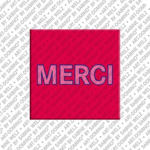 Kühlschrankmagnet Merci