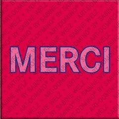Kühlschrankmagnet Merci