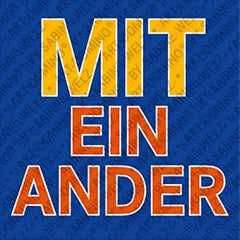 Kühlschrankmagnet mit Schriftzug Miteinander