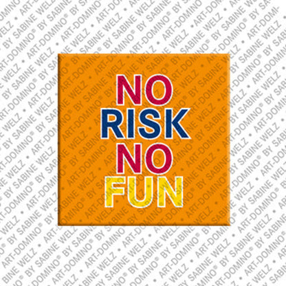Kühlschrankmagnet No Risk No Fun