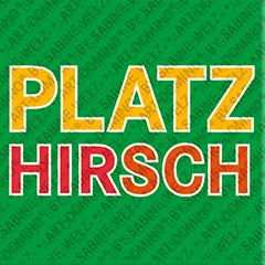 Kühlschrankmagnet mit Schriftzug Platzhirsch