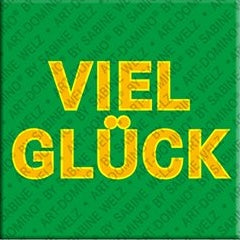Kühlschrankmagnet Viel Glück