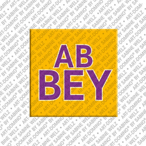 Kühlschrankmagnet Name Abbey