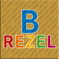 Kühlschrankmagnet mit Schriftzug Brezel