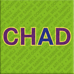 Kühlschrankmagnet Chad