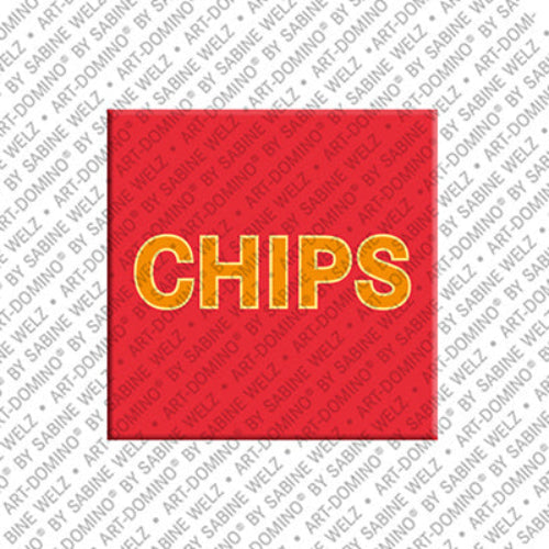 Kühlschrankmagnet Chips