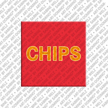 Kühlschrankmagnet Chips