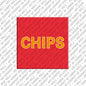 Kühlschrankmagnet Chips